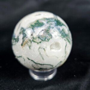 Green Moss Agate Sphere